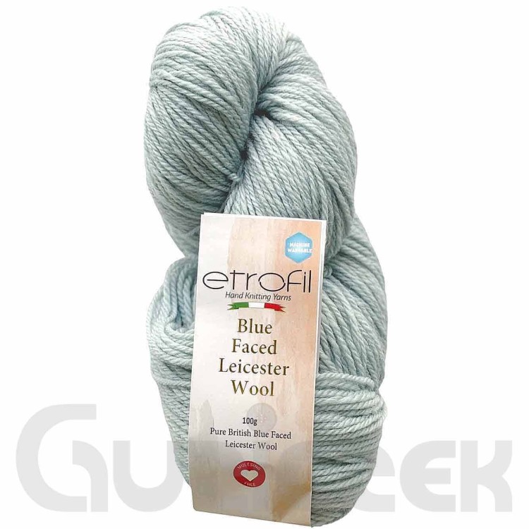 Włóczka Etrofil Blue Faced Leicester Wool 75180 popielaty