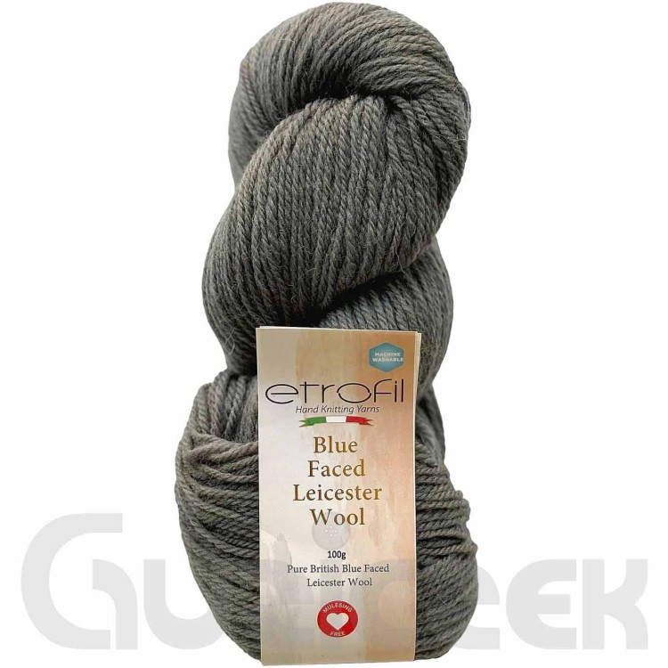 Włóczka Etrofil Blue Faced Leicester Wool 79081 szary