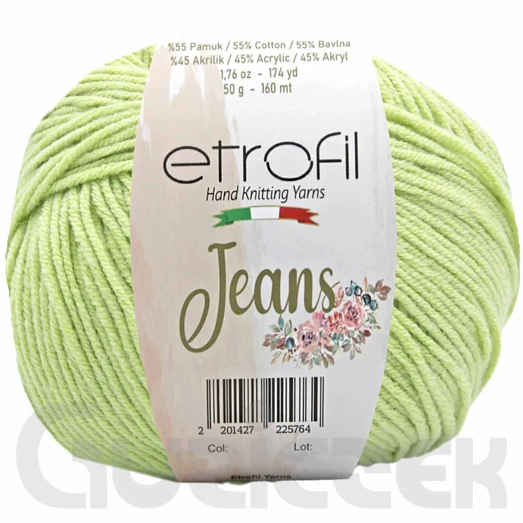 Włóczka Etrofil Jeans 024 pistacjowy
