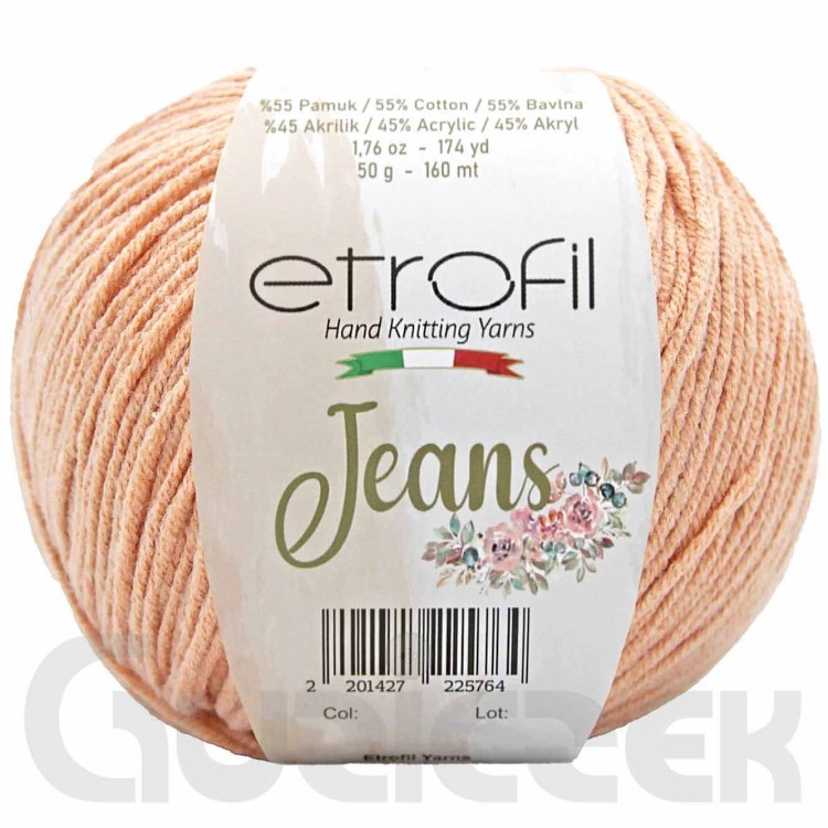 Włóczka Etrofil Jeans 032 łososiowy