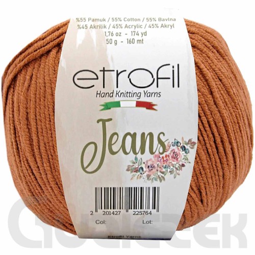 łóczka Etrofil Jeans 060 terakota