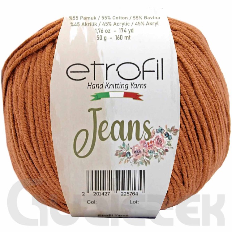 łóczka Etrofil Jeans 060 terakota