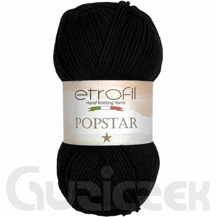 Włóczka Etrofil Popstar 70978 czarny