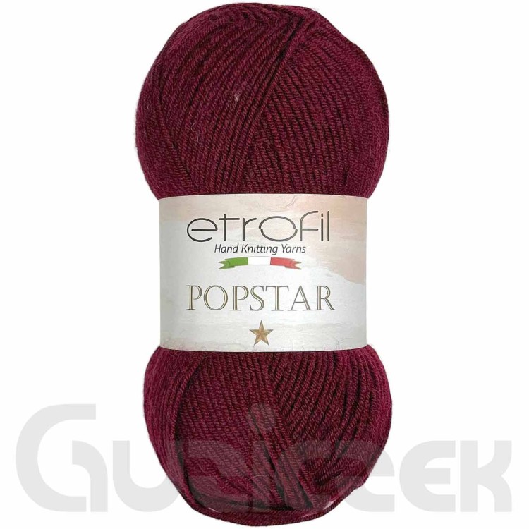 Włóczka Etrofil Popstar 73143 bordowy