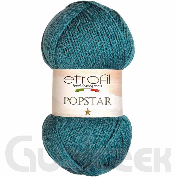 Włóczka Etrofil Popstar 74066 ciemny turkusowy