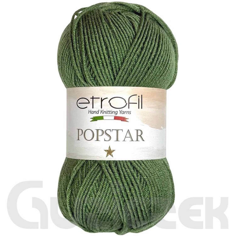 Włóczka Etrofil Popstar 74067 ciemny zielony