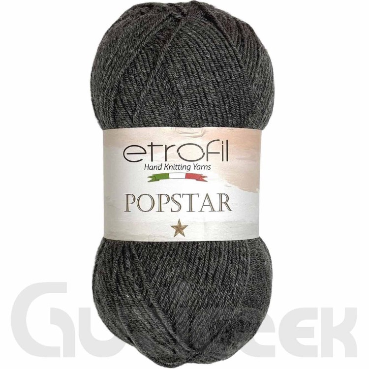 Włóczka Etrofil Popstar 79027 grafitowy