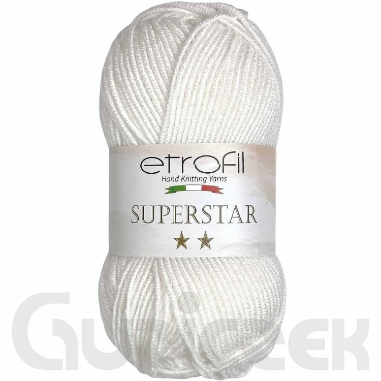 Włóczka Etrofil Superstar 70187 biały