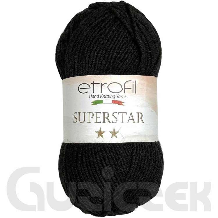 Włóczka Etrofil Superstar 70978 czarny