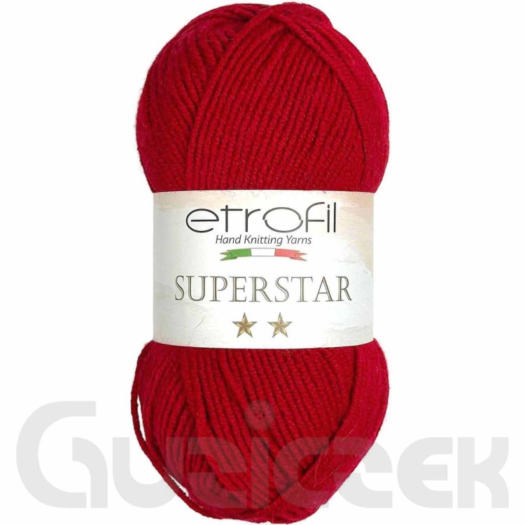 Włóczka Etrofil Superstar 73121 czerwony