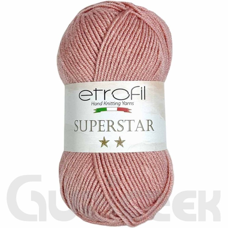 Włóczka Etrofil Superstar 73142 brudny różowy