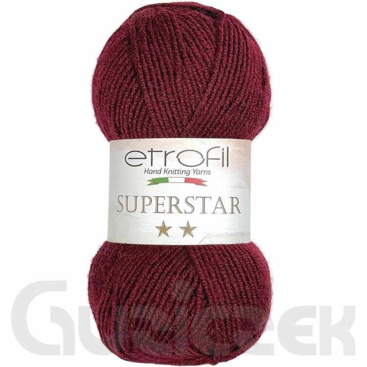 Włóczka Etrofil Superstar 73143 bordowy