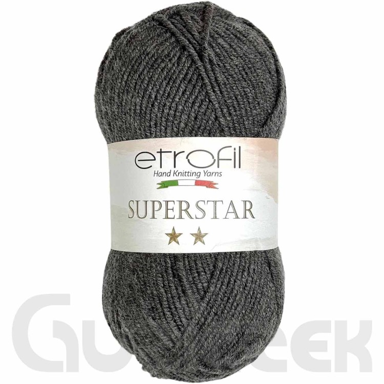 Włóczka Etrofil Superstar 79027 grafitowy