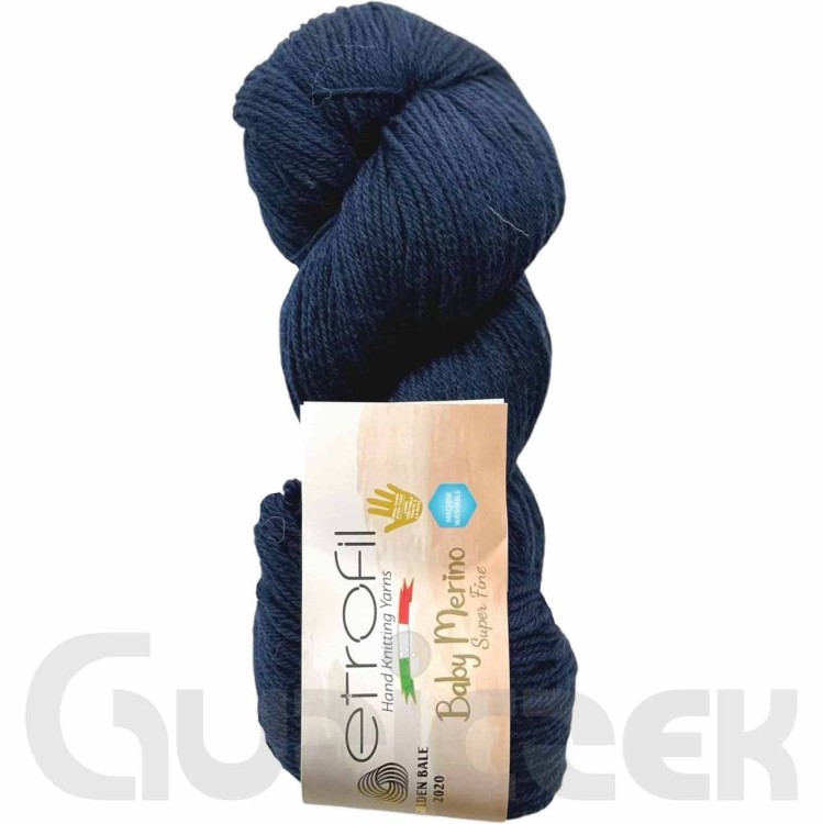 Włóczka Etrofil Baby Merino 75182 granatowy