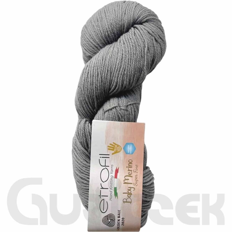 Włóczka Etrofil Baby Merino 79084 szary