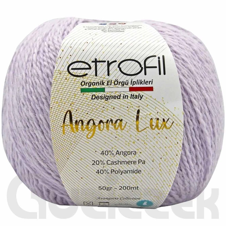 Włóczka Etrofil Angora Lux 70618 lawendowy