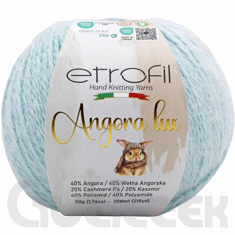 Włóczka Etrofil Angora Lux 70539 błękitny