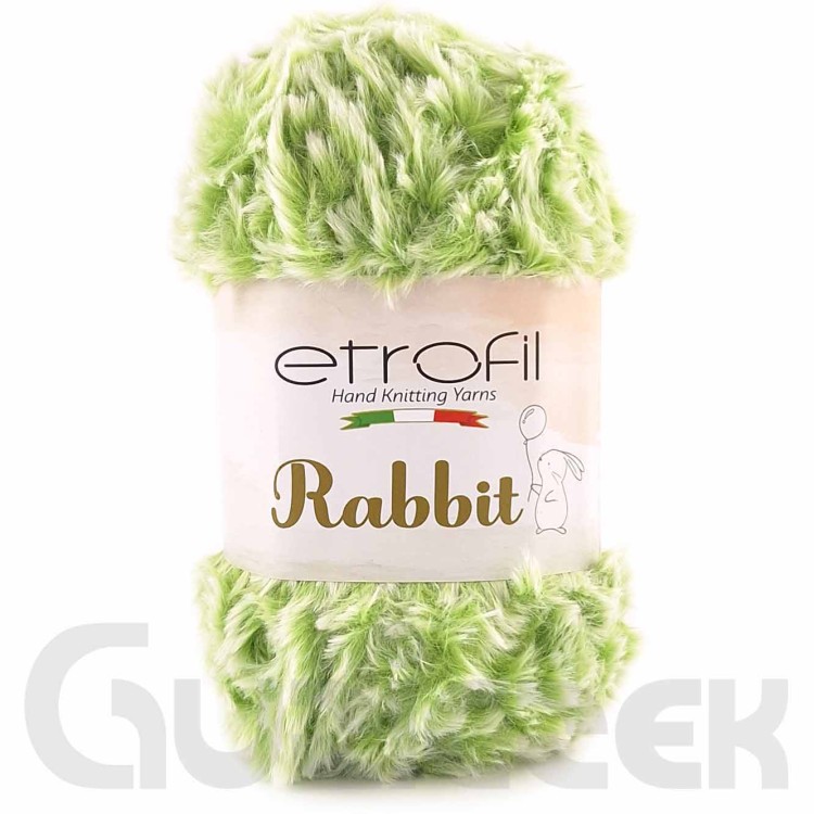 Włóczka Etrofil Rabbit 74231 jasny zielony melanż