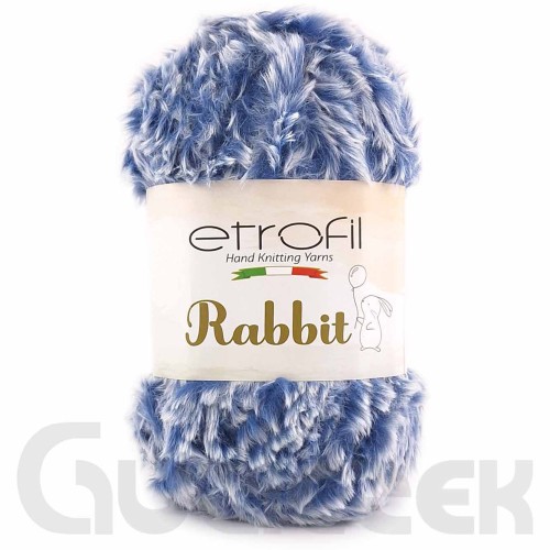 Włóczka Etrofil Rabbit 75301 dżinsowy melanż