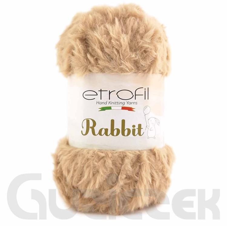 Włóczka Etrofil Rabbit 77173 ciemny beżowy