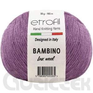 Włóczka Etrofil Bambino Lux Wool 70606 wrzosowy