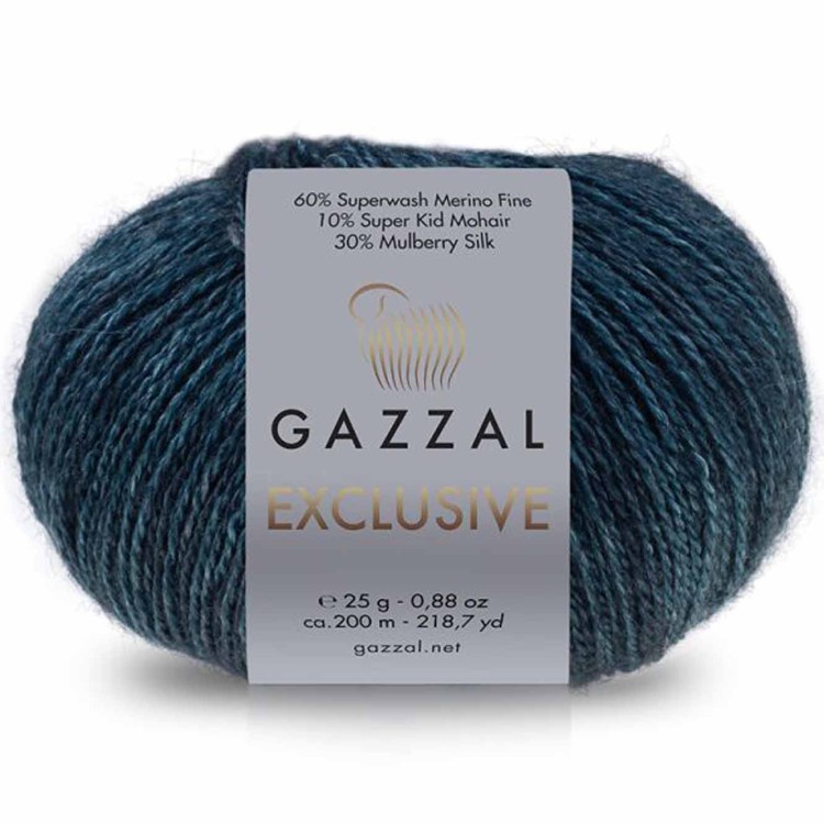 Włóczka Gazzal Exclusive 9902 morski