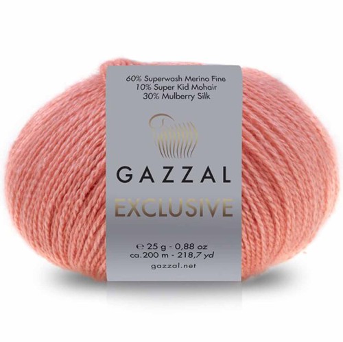 Włóczka Gazzal Exclusive 9905 koralowy