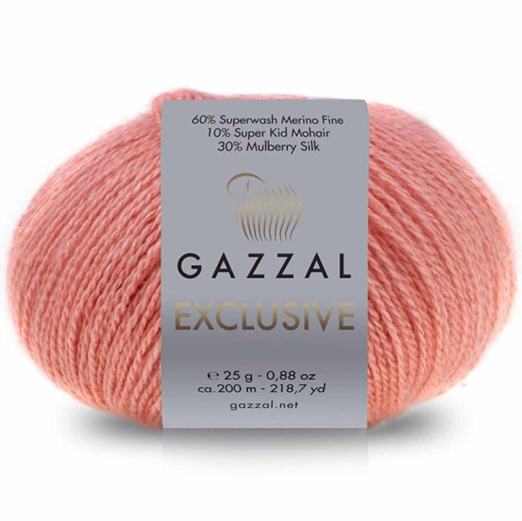 Włóczka Gazzal Exclusive 9905 koralowy