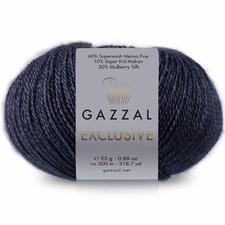 Włóczka Gazzal Exclusive 9907 niebieskofioletowy