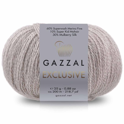 Włóczka Gazzal Exclusive 9923 lniany