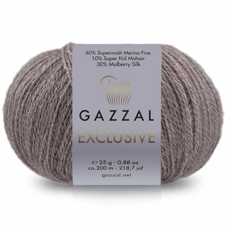 Włóczka Gazzal Exclusive 9924 mokka