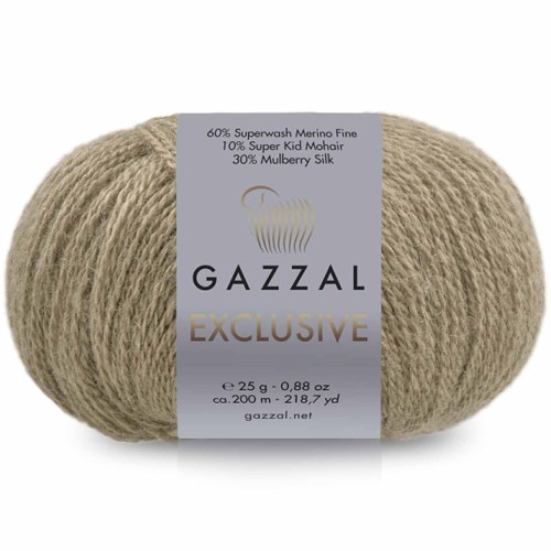 Włóczka Gazzal Exclusive 9925 oliwkowy