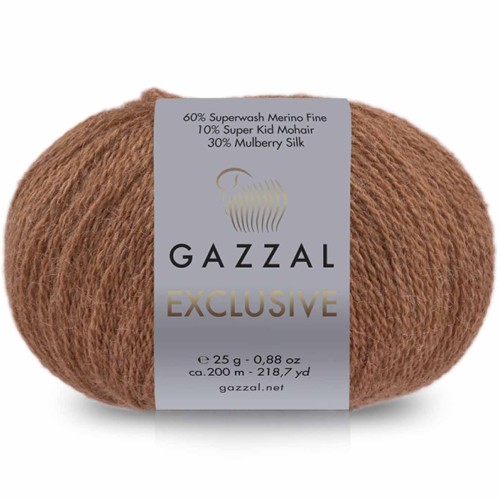 Włóczka Gazzal Exclusive 9929 miedziany