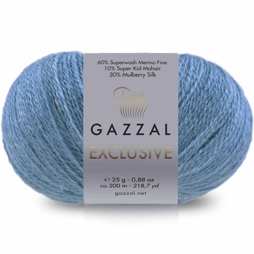 Włóczka Gazzal Exclusive 9936 jasny petrol