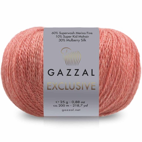 Włóczka Gazzal Exclusive 9943 ceglany