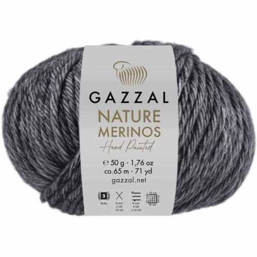 Włóczka Gazzal Nature Merinos 8322 jasny szary