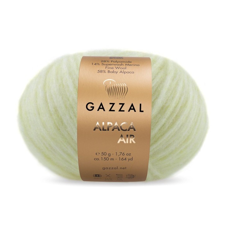 Włóczka Gazzal Alpaca Air 91 lemoniada