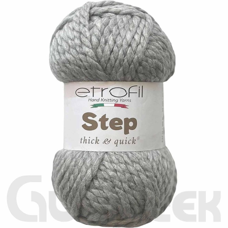 Włóczka Etrofil Step 79055 szary