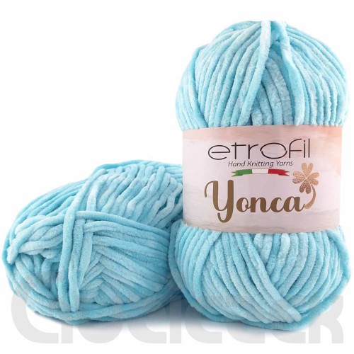 Włóczka Etrofil Yonca 70519 lazurowy