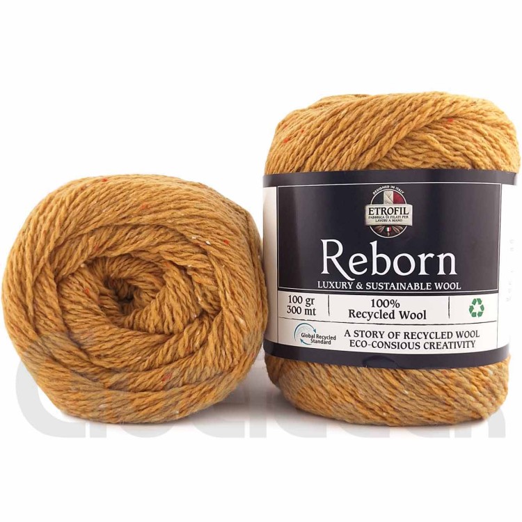 Włóczka Etrofil Reborn 72251 musztardowy