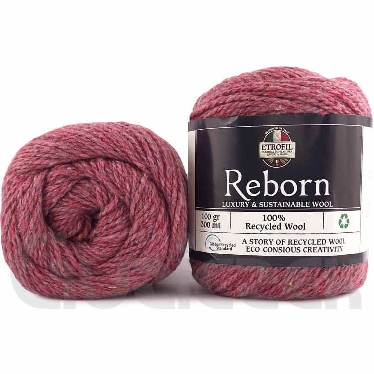 Włóczka Etrofil Reborn 73414 ciemny brudny róż