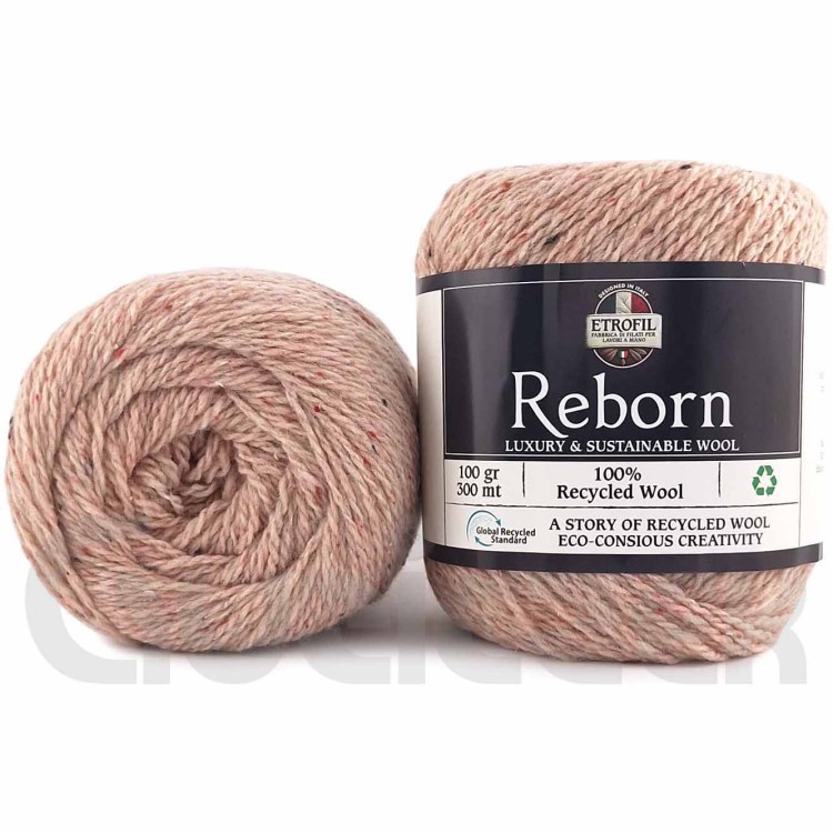 Włóczka Etrofil Reborn 77195 pudrowy róż