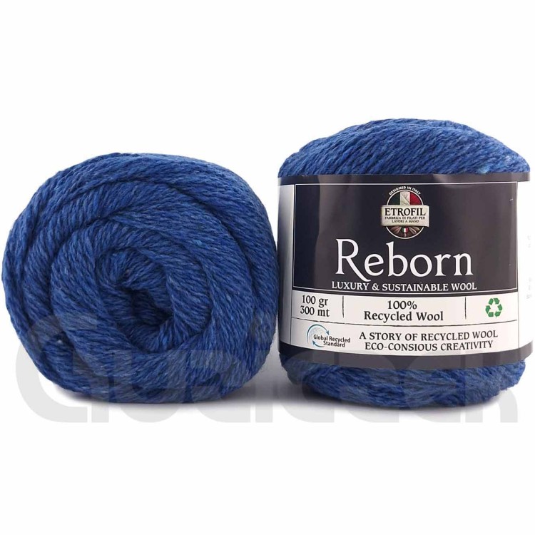 Włóczka Etrofil Reborn 75392 niebieski