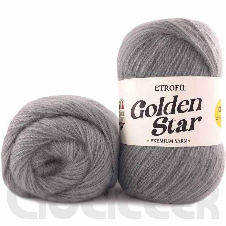 Włóczka Etrofil Golden Star 70974 szary