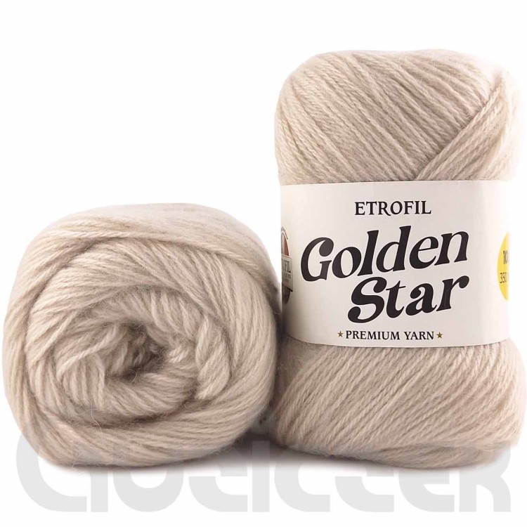 Włóczka Etrofil Golden Star 77011 lniany