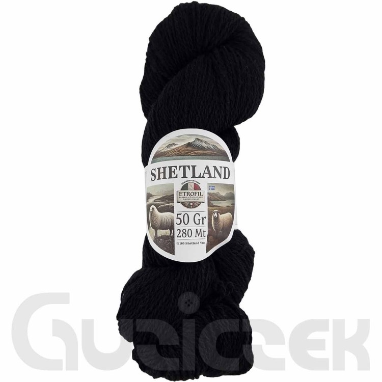 Włóczka Etrofil Shetland 79192 czarny