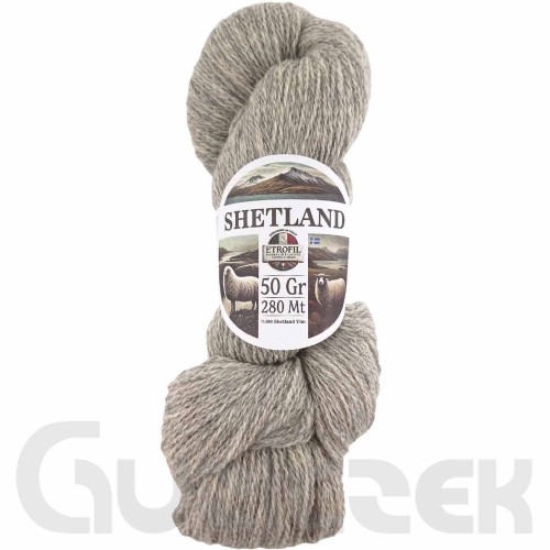Włóczka Etrofil Shetland 79187 jasny szary