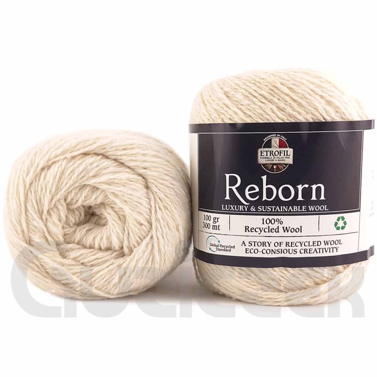 Włóczka Etrofil Reborn 71073 jasny beżowy