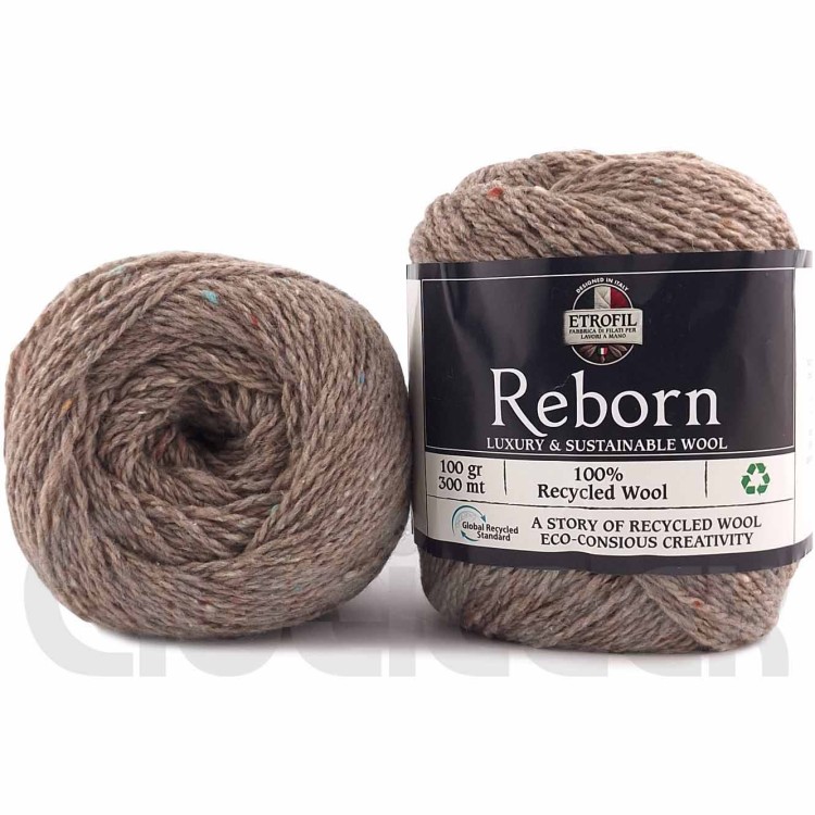 Włóczka Etrofil Reborn 77199 ciemny beżowy