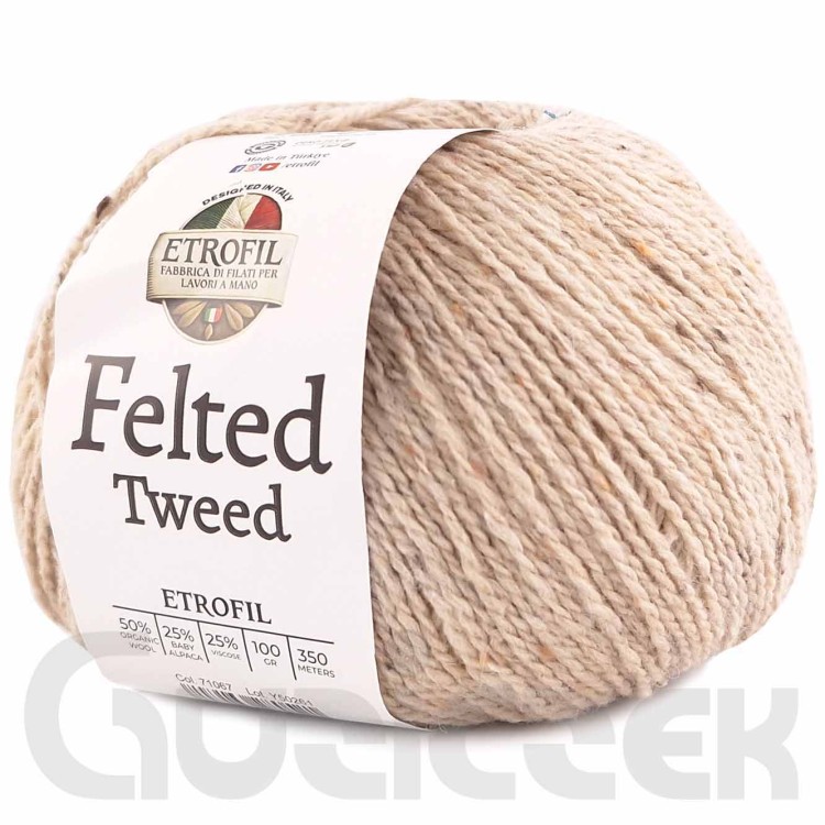 Włóczka Etrofil Felted Tweed 71067 beżowy